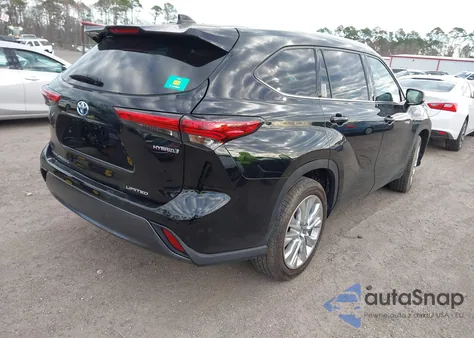 2021 Toyota Highlander Hybrid Limited из США, поврежденный, VIN 5TDYARAH8MS505859